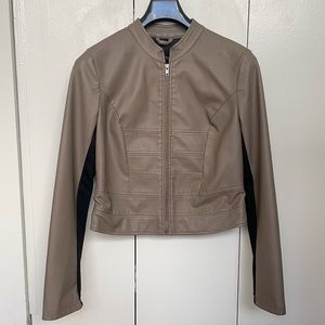 I.B. Diffusion Vintage Faux Leather Jacket